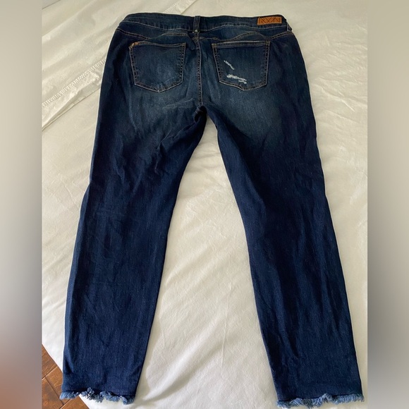Distressed Blue Jeans by Rawan size 14 - Picture 2 of 5